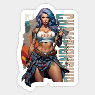 Bullseye Babes Championship Sticker